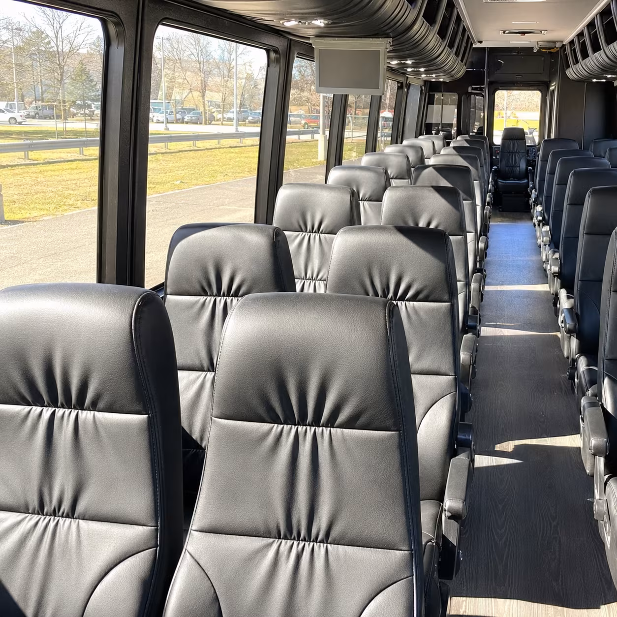 30 passenger minibus inside