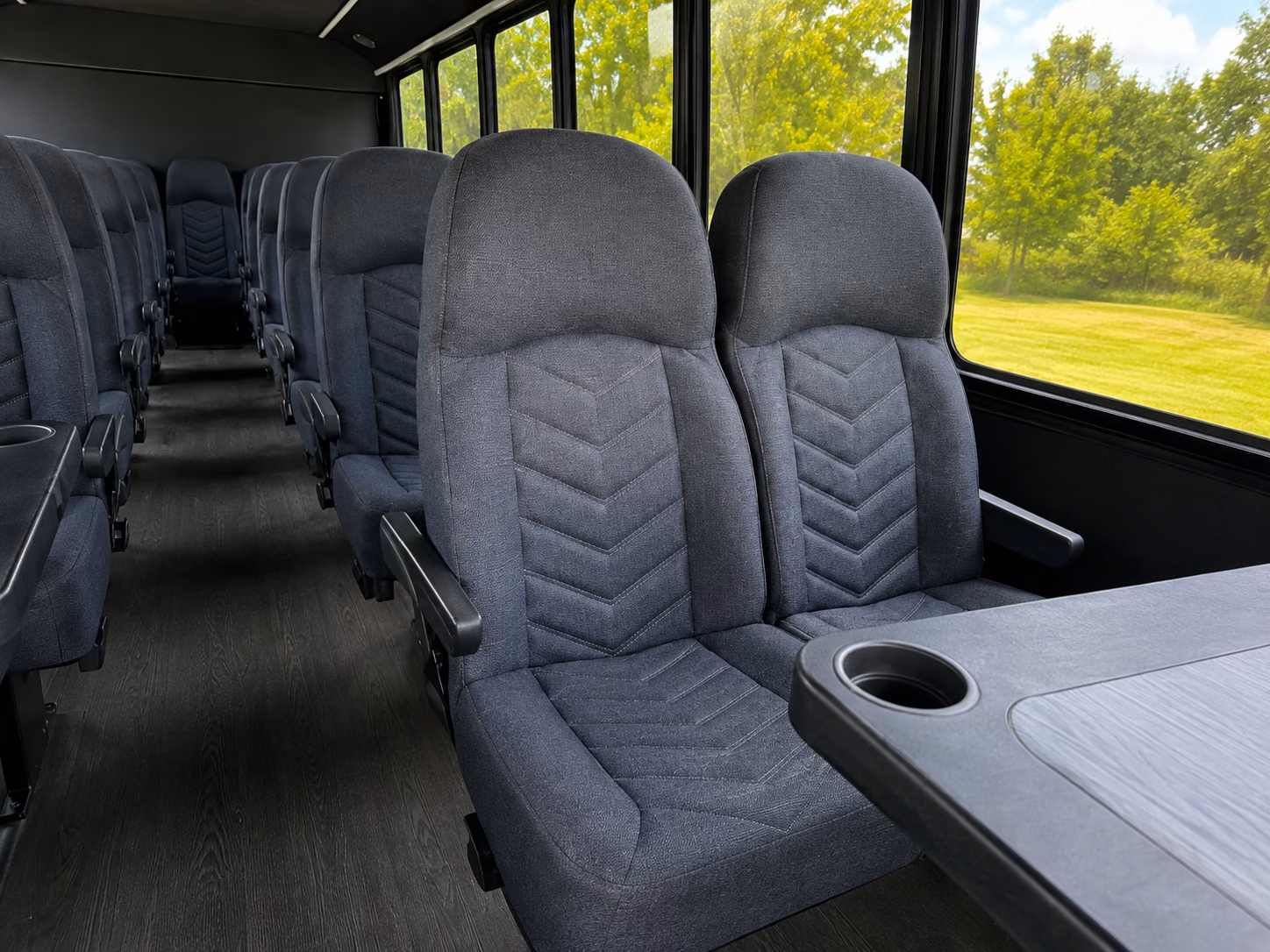 murrieta 18 passenger minibus inside