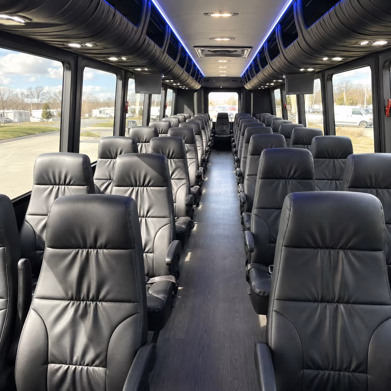 murrieta 28 passenger minibus interior