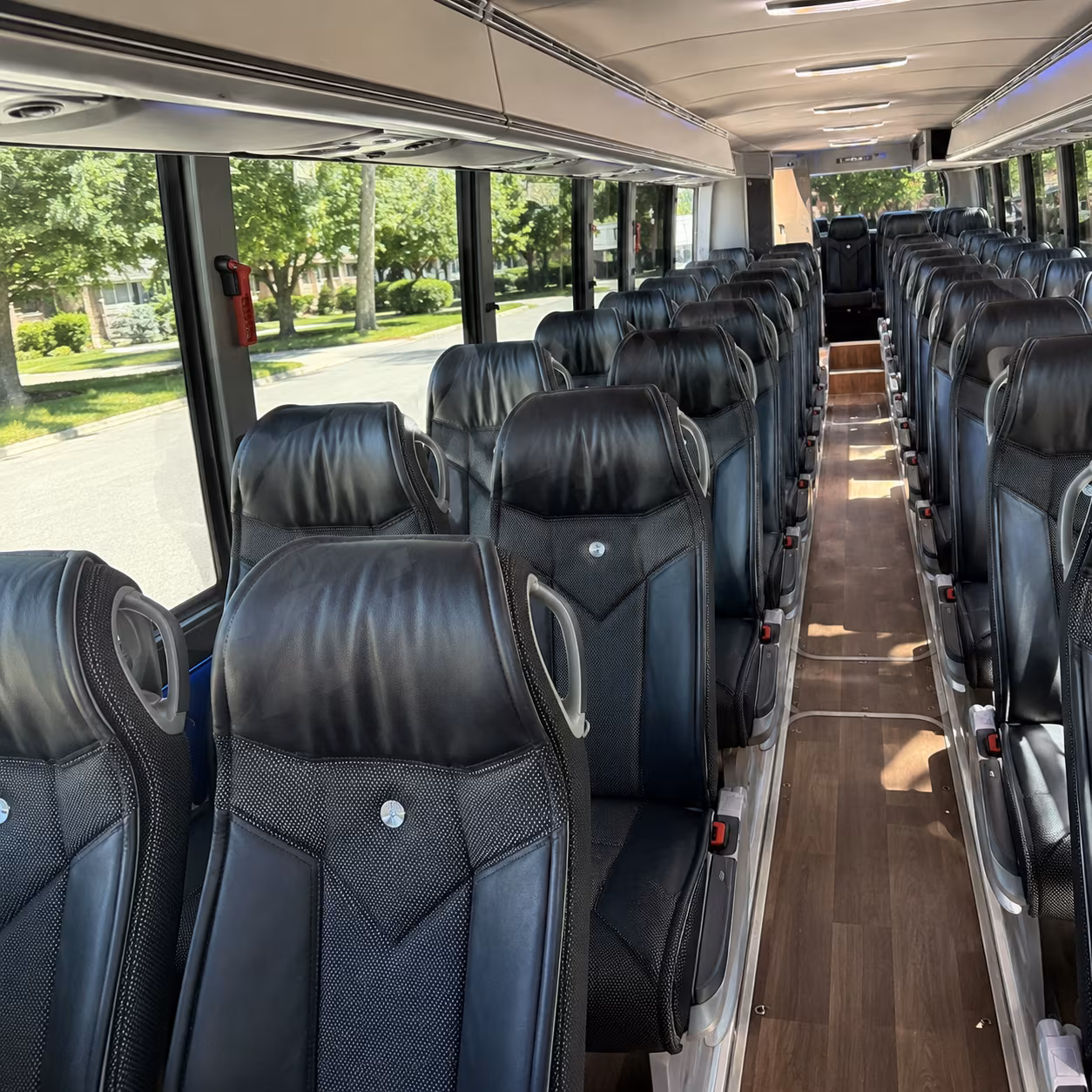 murrieta 40 passenger charter bus inside