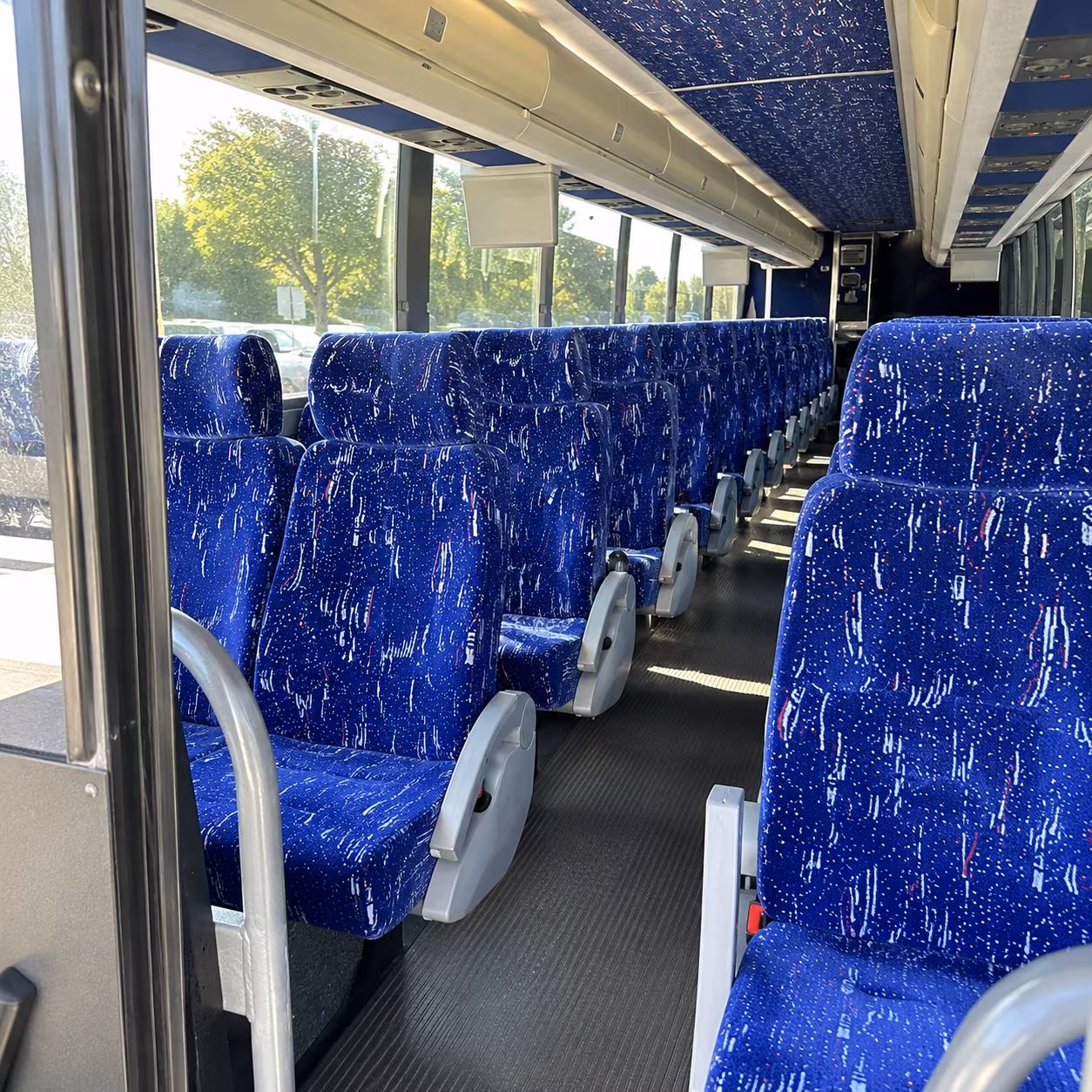 murrieta 50 passenger charter bus inside