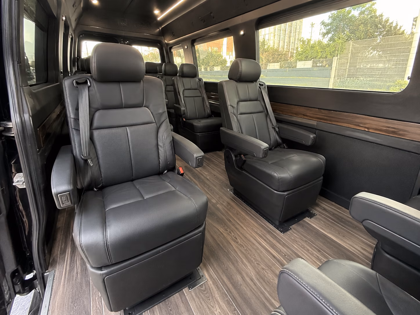 murrieta sprinter van with driver inside